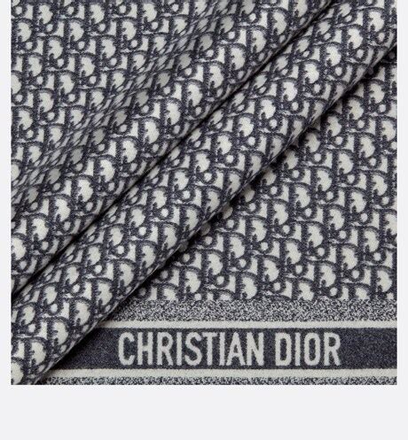 housse de couette dior|'Christian Dior COUTURE' Blanket Navy Blue and Light Gray Wool.